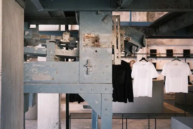 Variedad de camisetas streetwear colgadas en la tienda NUDE PROJECT.