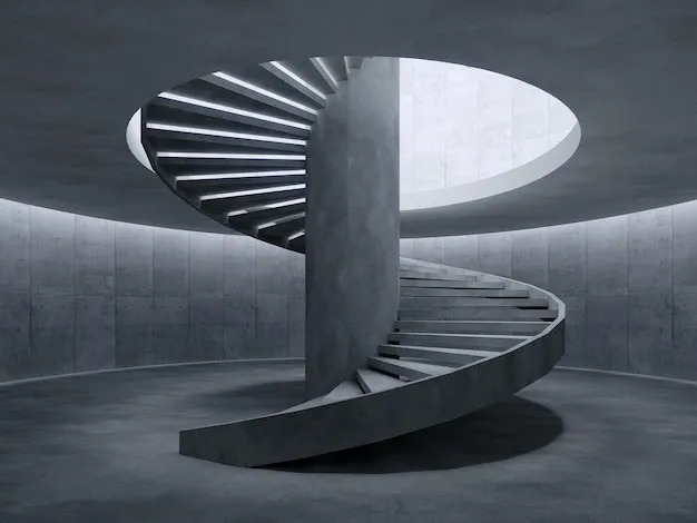 Sculptural impossible triangle defying geometric logic.