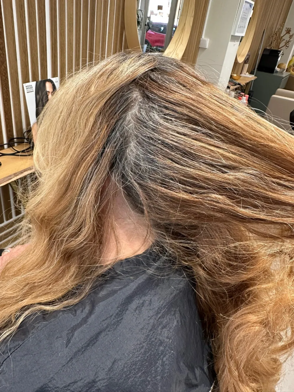 Before: Gray roots