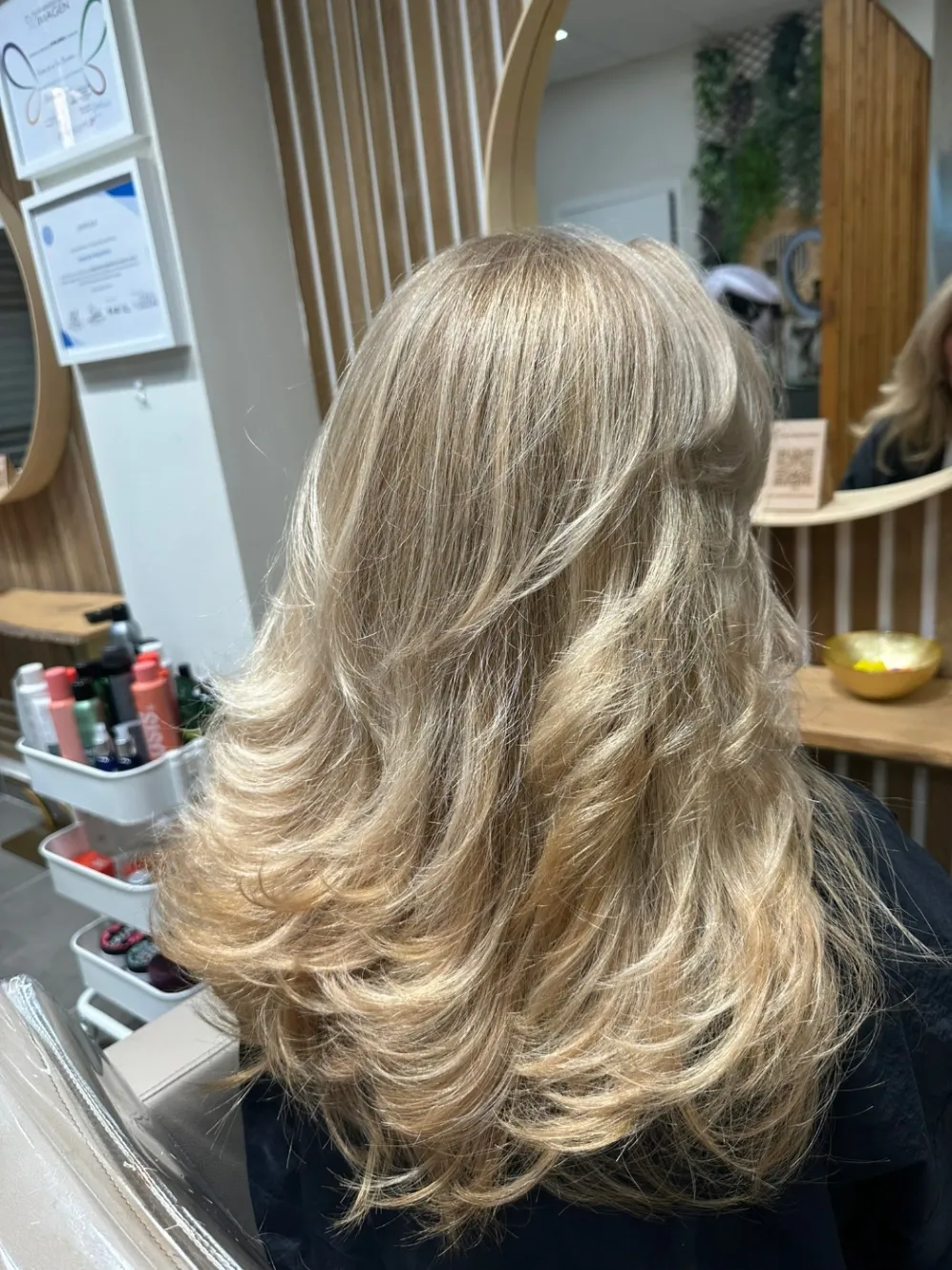After: Blonde blend