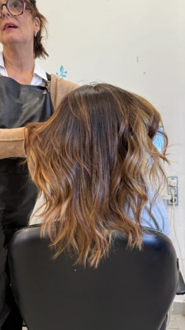 Resultado final balayage brasileño radiante