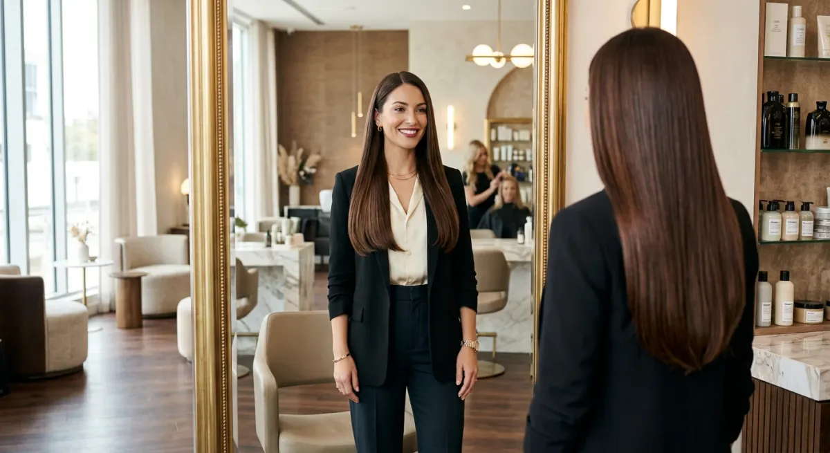 Stunning hair reveal and final look at AD Hair Experience