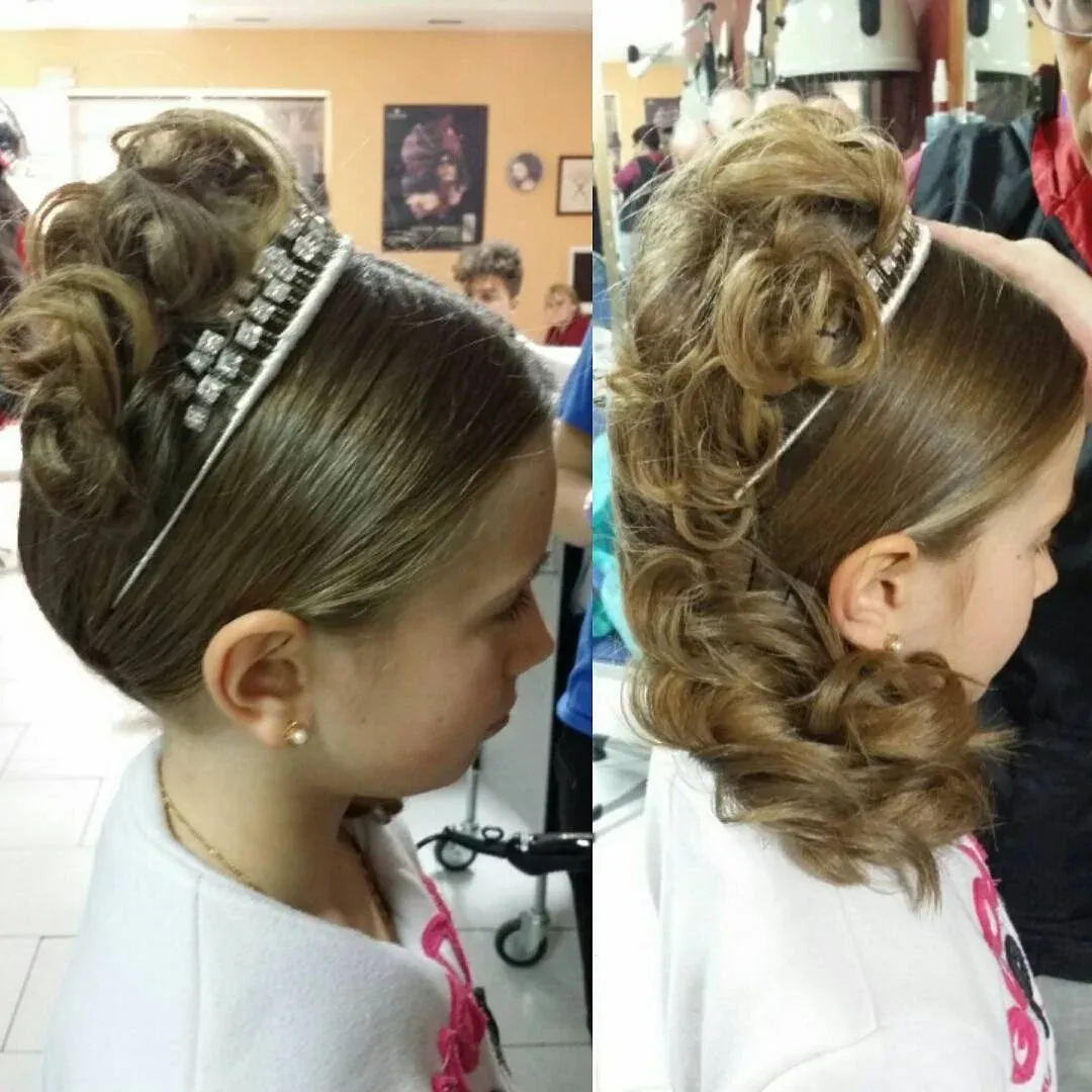 Communion hairstyle