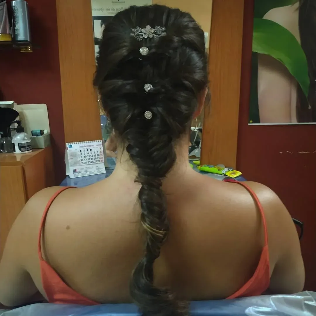 Evening hairstyle