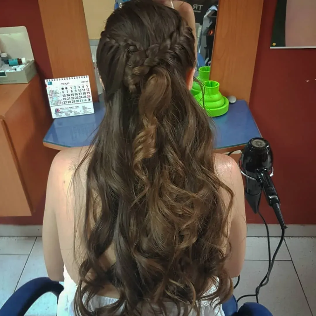 Party hairstyle