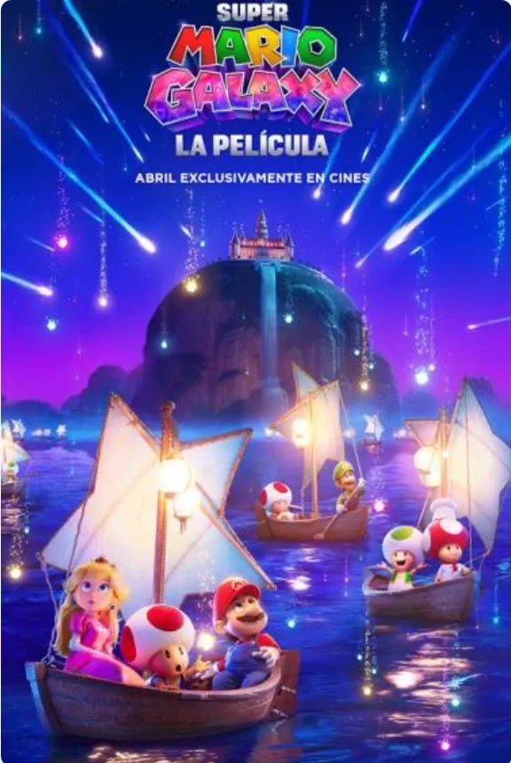 Nuevo póster de Super Mario Galaxy: La película