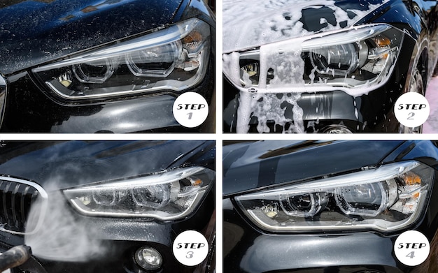 Transformed car showing full detailing results.