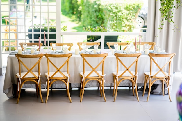 Configuración de espacio para evento privado en clubhouse.