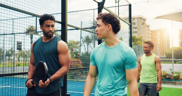 Advanced padel clinic with focused group training.