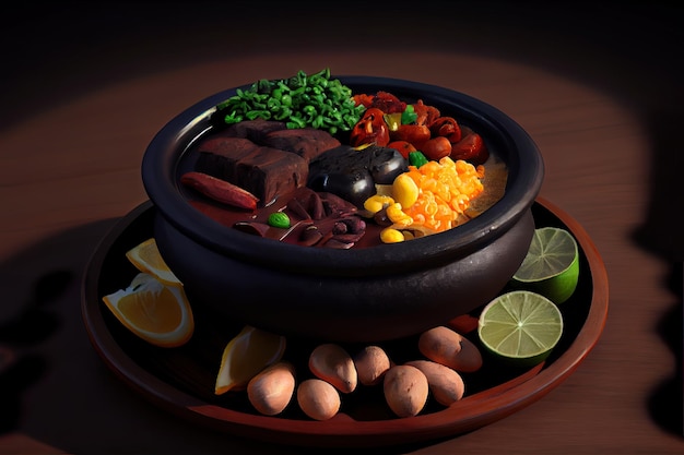 Bowl of traditional Nicaraguan beef soup with tender meat and fresh veggies.