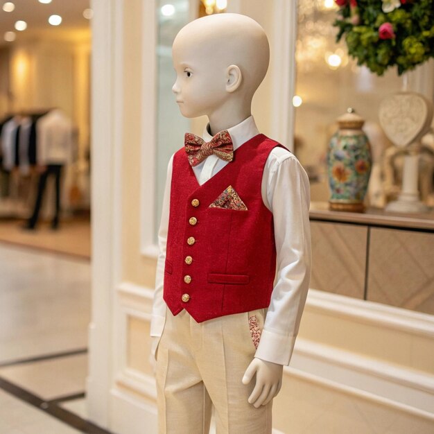 Prendas elegantes para niños en eventos.