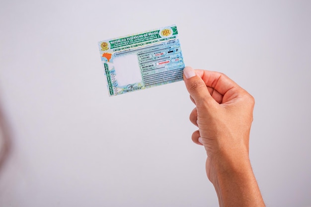 Offizieller Führerschein aus Paraguay.