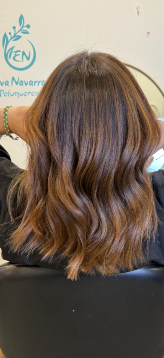 Balayage brasileño premium para cabello largo