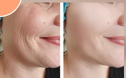 Fine Lines Treatment Before and After